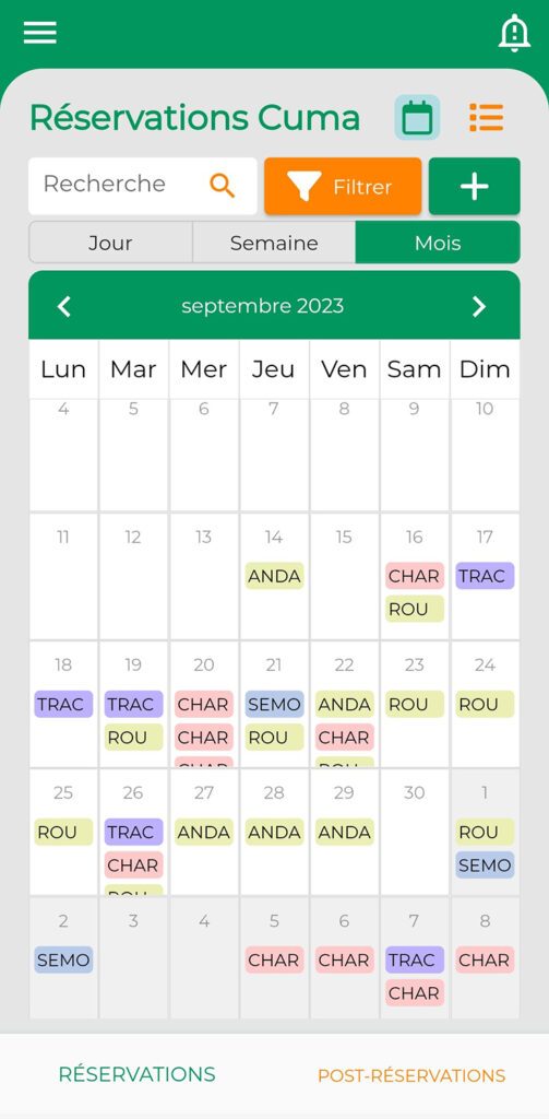 myCuma Planning et Travaux application_1